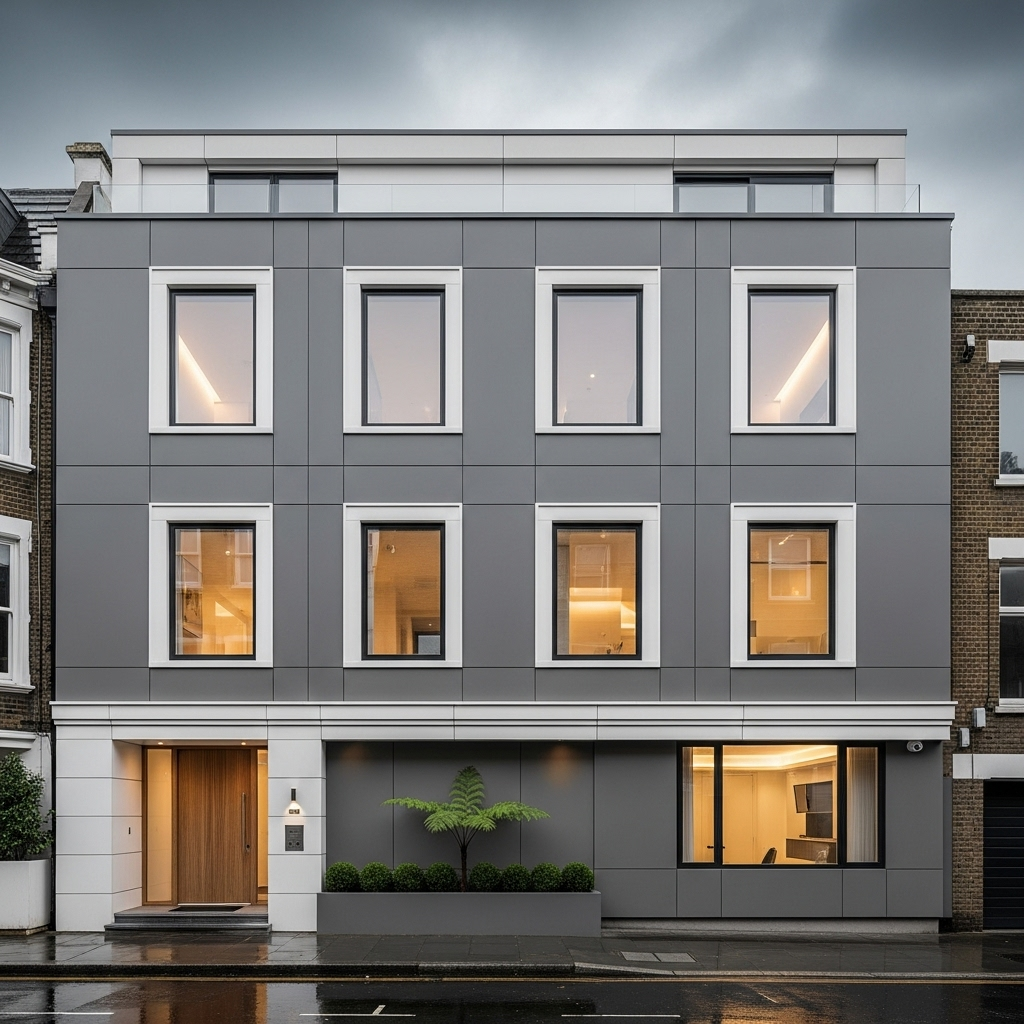 Elegant townhouse in Haarlem with minimalistic design elements